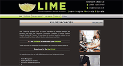 Desktop Screenshot of limepeople.co.uk