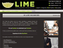 Tablet Screenshot of limepeople.co.uk